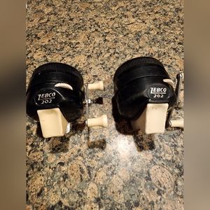 Vintage Zebco 202 Fishing Reel, Set of 2